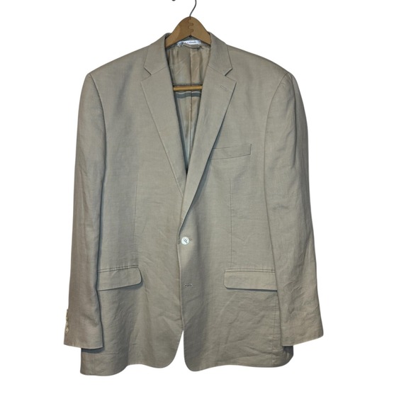 Lauren Ralph Lauren Other - Lauren Ralph Lauren Mens Blazer Jacket Linen 2-Button Single Vent Lightweight 46
